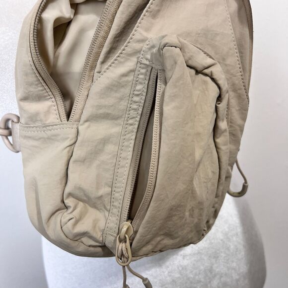 ODODOS Daily Sling Bag Crossbody Chest Bag Adjustable Strap Lightweight Beige - Picture 8 of 9